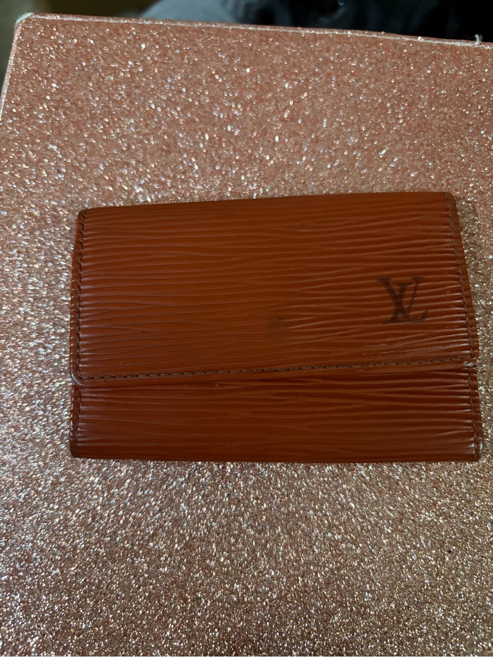 Louis Vuitton Vintage Cognac Epi Leather Keyholder - Women's Accessory
